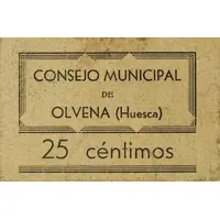 25 Céntimos Olvena