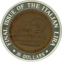 10 Dollars - Elizabeth Italian Lira