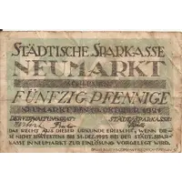 50 Pfennig Sparkasse