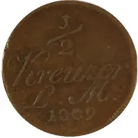 1/2 Kreuzer - Frederick I