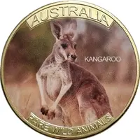 Medal - Kangaroo Australia - Rare Wild Animals