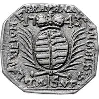 15 Kreuzers Siege coinage