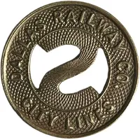 1 City Fare - Dallas Railway Co. Dallas, Texas