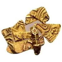 Gold Bezant fragments - Anonymous Crusader imitation