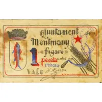 1 Peseta Montmany-Figaró