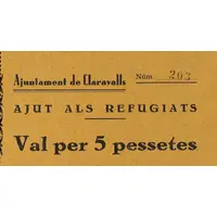 5 Pesetas Claravalls