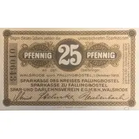 25 Pfennig Sparkasse