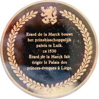 Medal - The history of Belgium in 100 medals Érard de La Marck