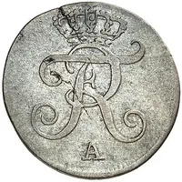 1/2 Stüber - Frederick II