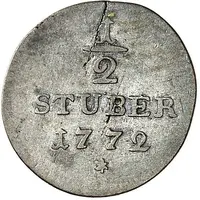 1/2 Stüber - Frederick II