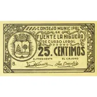 25 Céntimos Fuente la Higuera