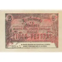 5 Pesetas Montoro