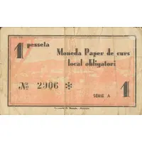 1 Peseta Calonge de la Costa Brava