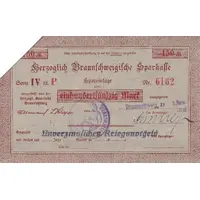 150 Mark Herzogliche Sparkasse