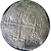 600 Réis - Afonso VI Countermarked Bolivia 8 Reales