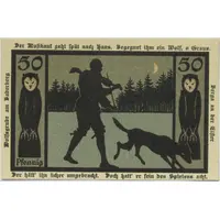 50 Pfennig Silhouette Series