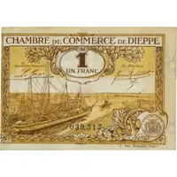 1 Franc - Chambre de Commerce de Dieppe 76
