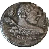 Replica Roman Republic Denarius Lentulus Marcellinus, 100 BC