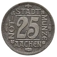 25 Pfennig - Aachen Pattern