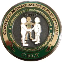 Conflict management challenge coin - USFS CELT