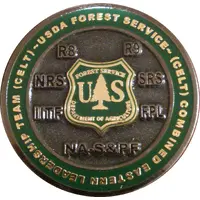 Conflict management challenge coin - USFS CELT