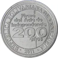 25 Céntimos Signing of Independence