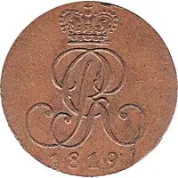 1 Pfenning - George III