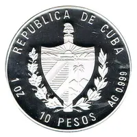 10 Pesos Death of José Marti