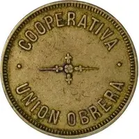 1 Peseta - Cooperativa Unión Obrera