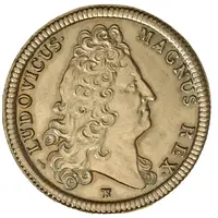 Token - Louis XIV - Trésor Royal - Pacato pleniuis alveo Modern restrike