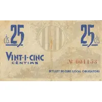 25 Céntimos Pobla de Claramunt