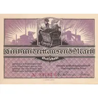 100 000 Mark Braunkohlenwerke Borna