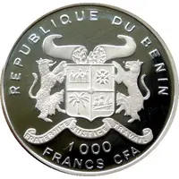 1000 Francs CFA Gymnast- 1992 Olympic Games