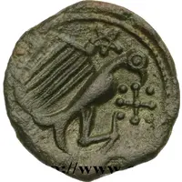 Bronze with eagle and cross