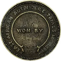 Award East African Automobile Trials