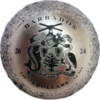 5 Dollars Gold Footprint