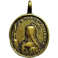 Saint Peter of Alcántara and Saint Mary Magdalene of Pazzi - Medallion