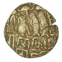 1 Kahavanu - Rajendra Chola Debased Gold