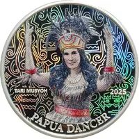 Bullion - Papua Dancer Tari Musyoh; Coloured Hologram