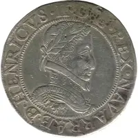 Franc with four H - Henry II 2nd type