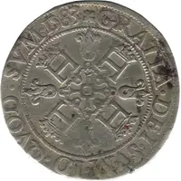 Franc with four H - Henry II 2nd type