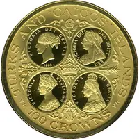 100 Crowns - Elizabeth II Queen Victoria