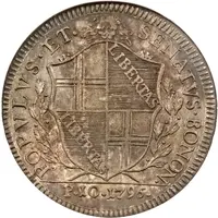 1 Scudo Revolutionary coinage, Type I - without tree