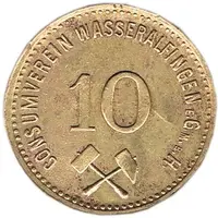 10 Pfennig Consumverein Wasseralfingen