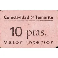 10 Pesetas Tamarite de Litera