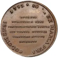 Talar Targowicki - Stanisław August Poniatowski Warszawa mint