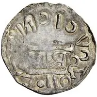 1/2 Siliqua In the name of Anastasius I, Sirmium, radiate bust with retrograde SRM