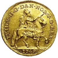 1 Ducat - Frederik V