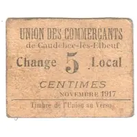 5 Centimes Caudebec-lès-Elbeuf
