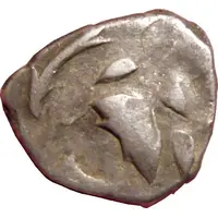 Drachm with cubist head